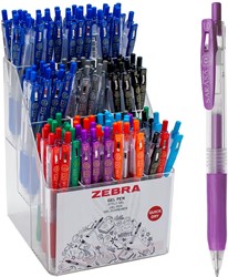 ZEBRA Sarasa Clip roller à encre gel, 0,7 mm, 8 couleurs assorties