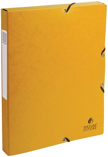 Exacompta elastobox Exabox geel, rug van 2,5 cm
