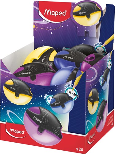 Maped Potloodslijper Galactic doos van 24 stuks 1 Stuk