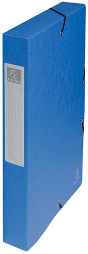 Exacompta boîte de classement Exabox bleu, dos de 4 cm