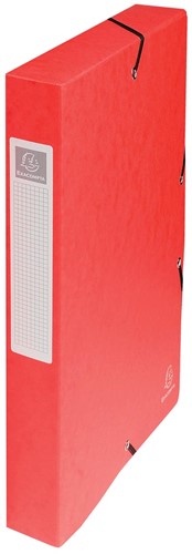 Exacompta boîte de classement Exabox rouge, dos de 4 cm