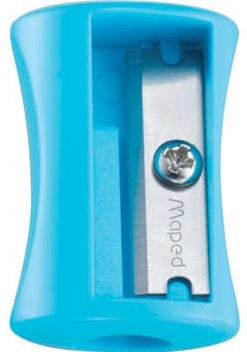Maped potloodslijper Vivo 1-gaats, display van 75 stuks in geassorteerde kleuren
