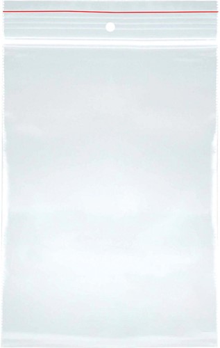 OFFICE products gripsealzakje, transparant, pak van 100 stuks, 40 x 60 mm