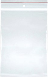 OFFICE products sachets zip, transparent, paquet de 100 pièces, 80 x 120 mm