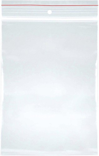 OFFICE products sachets zip, transparent, paquet de 100 pièces, 80 x 120 mm