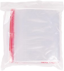 OFFICE products gripsealzakje, transparant, pak van 100 stuks, 160 x 220 mm