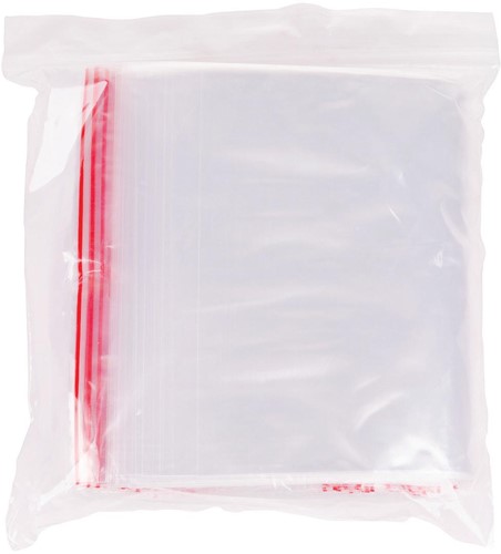 OFFICE products sachets zip, transparent, paquet de 100 pièces, 160 x 220 mm