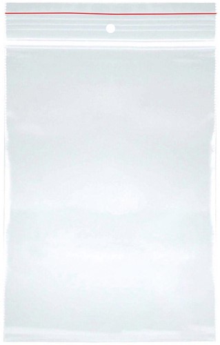 OFFICE products gripsealzakje, transparant, pak van 100 stuks, 170 x 230 mm