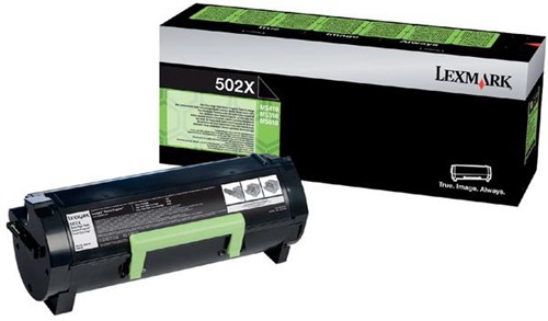 Lexmark toner return program 502X, 10.000 pagina's, OEM 50F2X00, zwart
