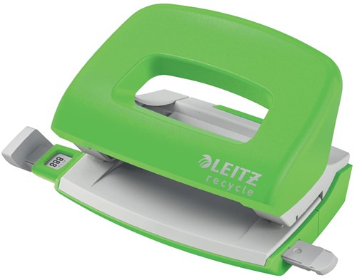 Leitz NeXXt Recycle Mini perforator, 10 blad, groen
