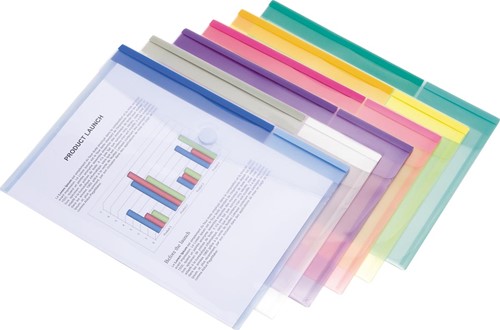 Tarifold pochette-documents Collection Color, pour ft A4 (316 x 240 mm), paquet de 12 pièces