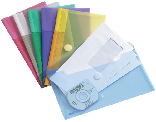 Tarifold documentenmap Collection Color voor ft cheque (250 x 135 mm), pak van 6 stuks