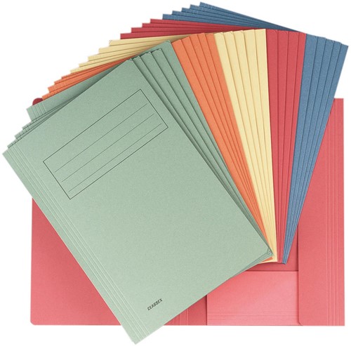 Class'ex dossiermap, ft 23,7 x 34,7 cm (voor ft folio), geassorteerde kleuren, pak van 25 stuks