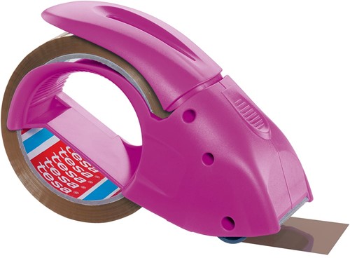 Tesapack handdispenser Pack'n Go, roze 1 Stuk