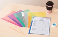 Tarifold L-map A4, uit PP, geassorteerde kleuren-3
