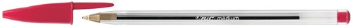 Bic stylo bille Cristal Medium, rouge