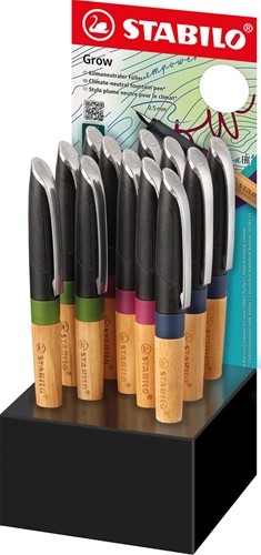 STABILO Grow vulpen, display van 12 stuks