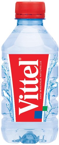 Vittel eau, bouteille de 33 cl, paquet de 24 pièces