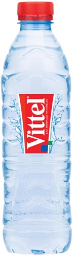 Vittel water, fles van 50 cl, pak van 24 stuks