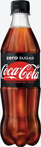 Coca-Cola Zero frisdrank, fles van 50 cl, pak van 24 stuks