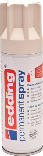 Edding Permanent Spray 5200, 200 ml, blanc crème mat