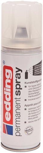 Edding Permanent Spray 5200 apprêt universel, 200 ml, grijs