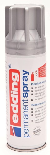 Edding permanent spray 5200, 200 ml, argent mat 1 Stuk