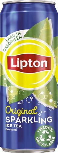 Lipton Ice Tea boisson rafraîchissante, canette sleek de 33 cl, paquet de 24 pièces