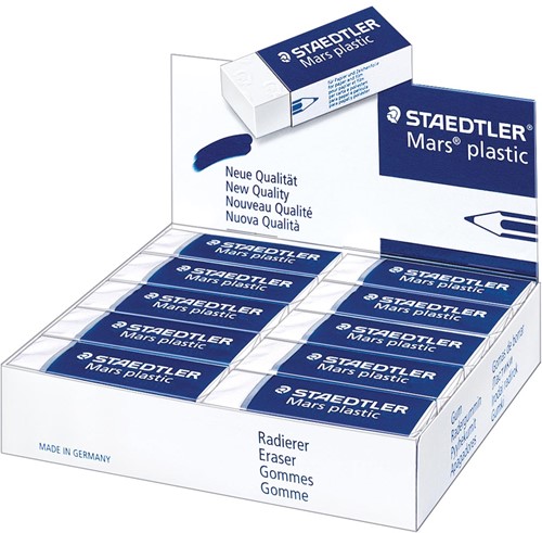 Staedtler gum Mars Plastic, wit, doos van 20 stuks 1 Stuk-2