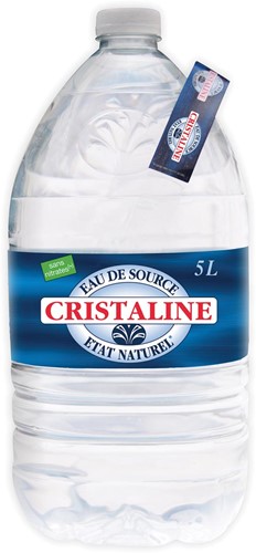 Cristaline eau, bouteille de 5 L