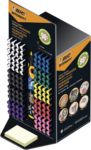 BIC Intensity marqueur peinture couleurs assorties display de 12 pièces
