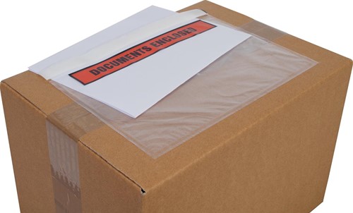 Cleverpack pochette documents, Documents Enclosed, ft 230 x 157 mm, paquet de 100 pièces 100 Stuk