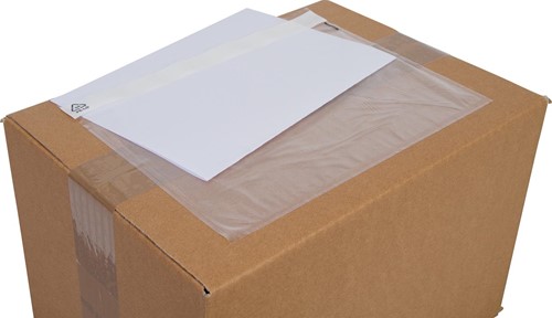 Cleverpack documenthouder, onbedrukt, ft 230 x 157 mm, pak van 100 stuks 100 Stuk