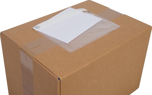 Cleverpack documenthouder, onbedrukt, ft 165 x 112 mm, pak van 100 stuks 100 Stuk