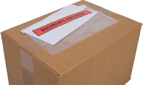 Cleverpack documenthouder Documents Enclosed, ft 230 x 112 mm, pak van 100 stuks 100 Stuk