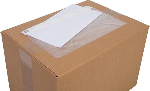 Cleverpack documenthouder, onbedrukt,  ft 230 x 112 mm, pak van 100 stuks 100 Stuk