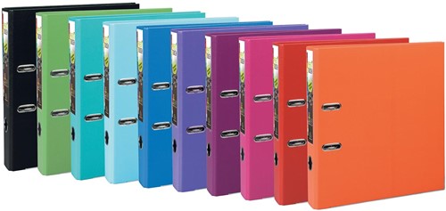 Exacompta Classeur à levier Prem'Touch pour ft A4+, dos de 5 cm, couleurs assorties trend