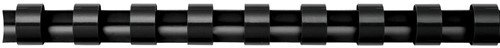 Fellowes reliures, boîte de 25 pièces, 8 mm, noir 25 Stuk