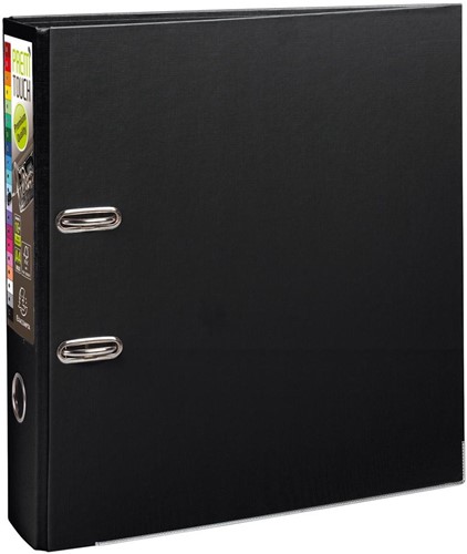 Exacompta classeur à levier Prem'Touch, ft A4 maxi, dos de 8 cm, noir