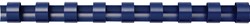 Fellowes bindruggen, pak van 100 stuks, 6 mm, blauw 100 Stuk