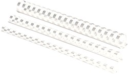 Fellowes bindruggen, pak van 100 stuks, 10 mm, wit 100 Stuk