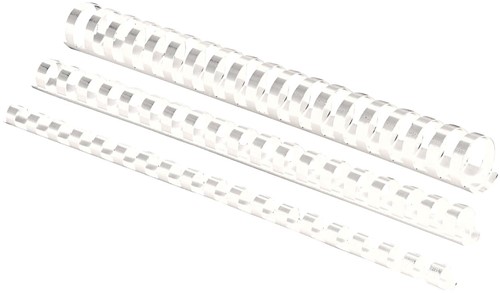 Fellowes reliures, paquet de 100 pièces, 12 mm, blanc