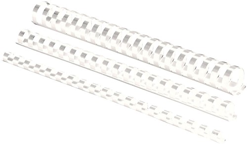 Fellowes reliures, paquet de 100 pièces, 14 mm, blanc