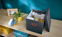 Leitz Cosy Click & Store kubus grote opbergdoos, grijs-1