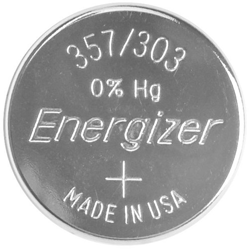 Energizer pile bouton 357/303, sous blister