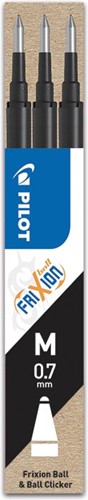 Pilot recharge pour FriXion Ball et Frixion Ball Clicker, pointe moyenne, noir 3 Stuk