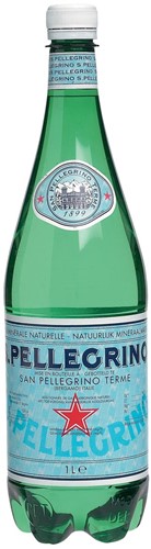 San Pellegrino eau, bouteille de 1 litre, paquet de 6 pièces