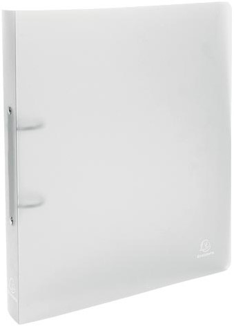 Exacompta classeur à anneaux Chromaline, pour ft A4 maxi, en PP , avec 2 anneaux de 30 mm, transparent