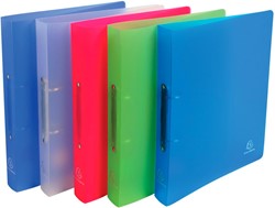 Exacompta classeur à anneaux Chromaline ft A4 maxi, 2 anneaux de 3 cm, couleurs assorties