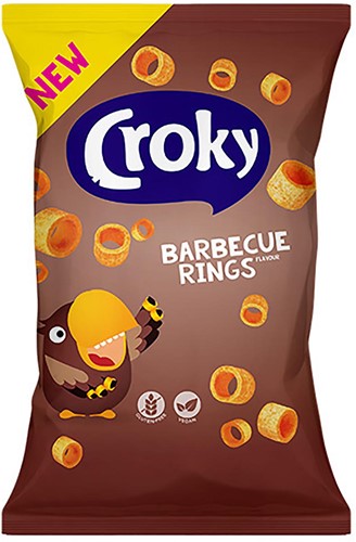 Croky rings barbecue, sachet de 75 g